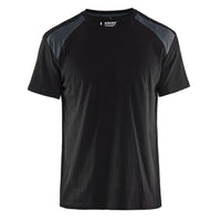 Blaklader 3379 150gsm Black/Dark Grey T-Shirt