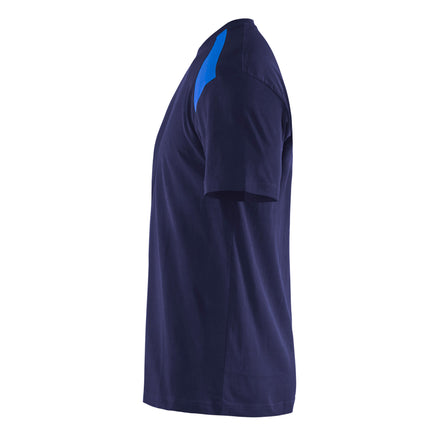 Blaklader 3379 150gsm Navy Blue/Corn Blue T-Shirt