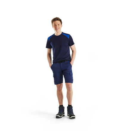 Blaklader 3379 150gsm Navy Blue/Corn Blue T-Shirt