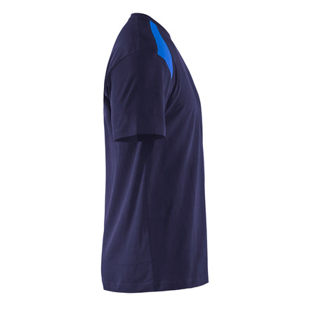 Blaklader 3379 150gsm Navy Blue/Corn Blue T-Shirt