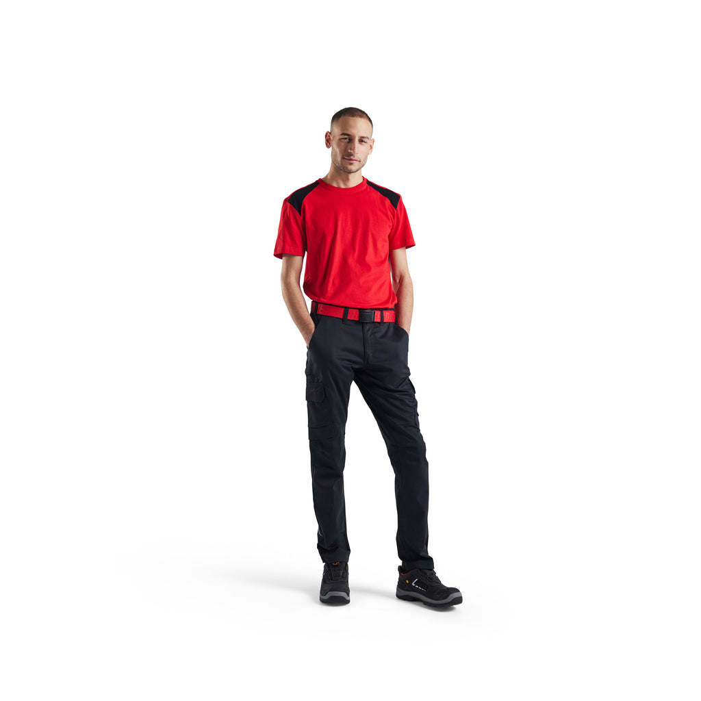 Blaklader 3379 150gsm Red/Black T-Shirt