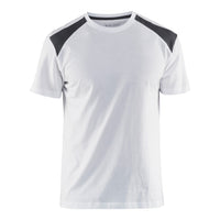 Blaklader 3389 White/Dark Grey Polo Shirt