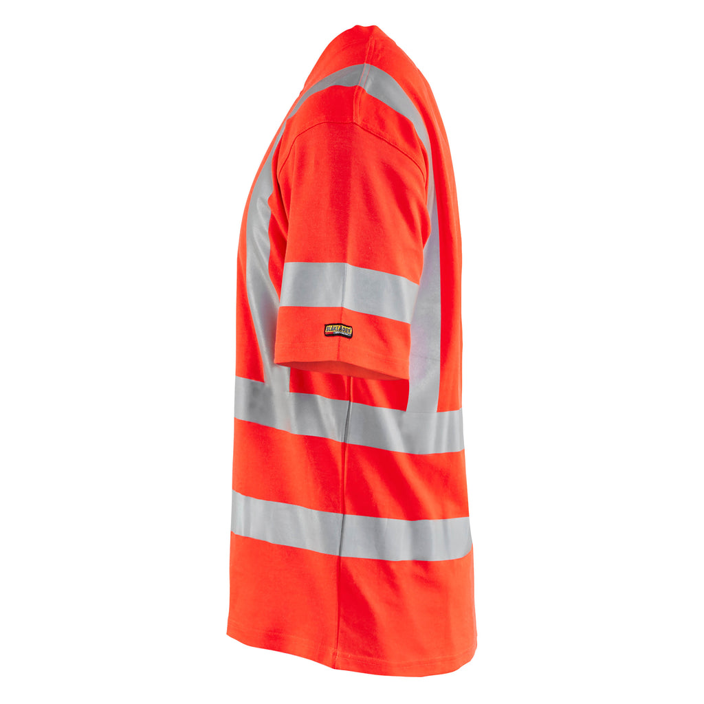 Blaklader 3380 Uv T Shirt Hi Vis Hi Vis Red Left