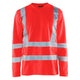 Blaklader 3381 Hi Vis Uv Long Sleeved T Shirt Hi Vis Red Main