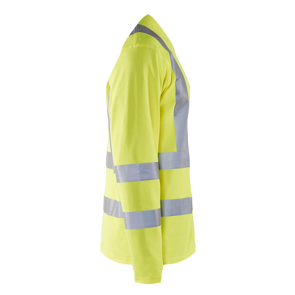 Blaklader 3381 Hi Vis Uv Long Sleeved T Shirt Hi Vis Yellow Right