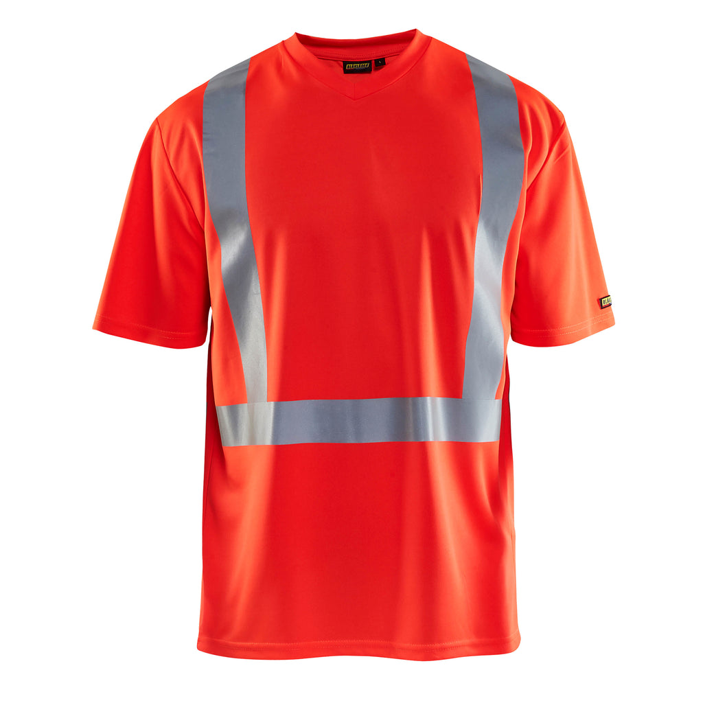 Blaklader 3382 Uv T Shirt Hi Vis Hi Vis Red Main
