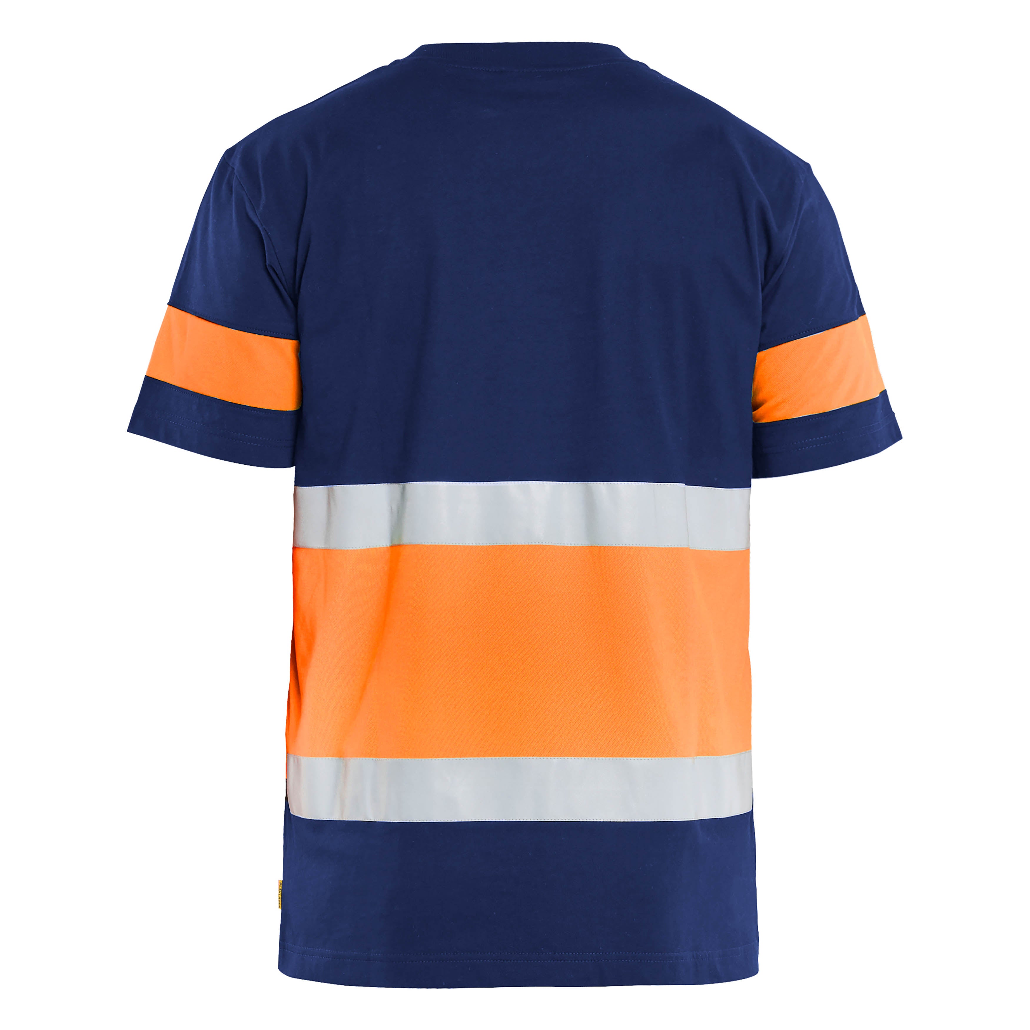 Blaklader 3387 Navy Blue/Hi-Vis Orange T-Shirt | Start Safety UK