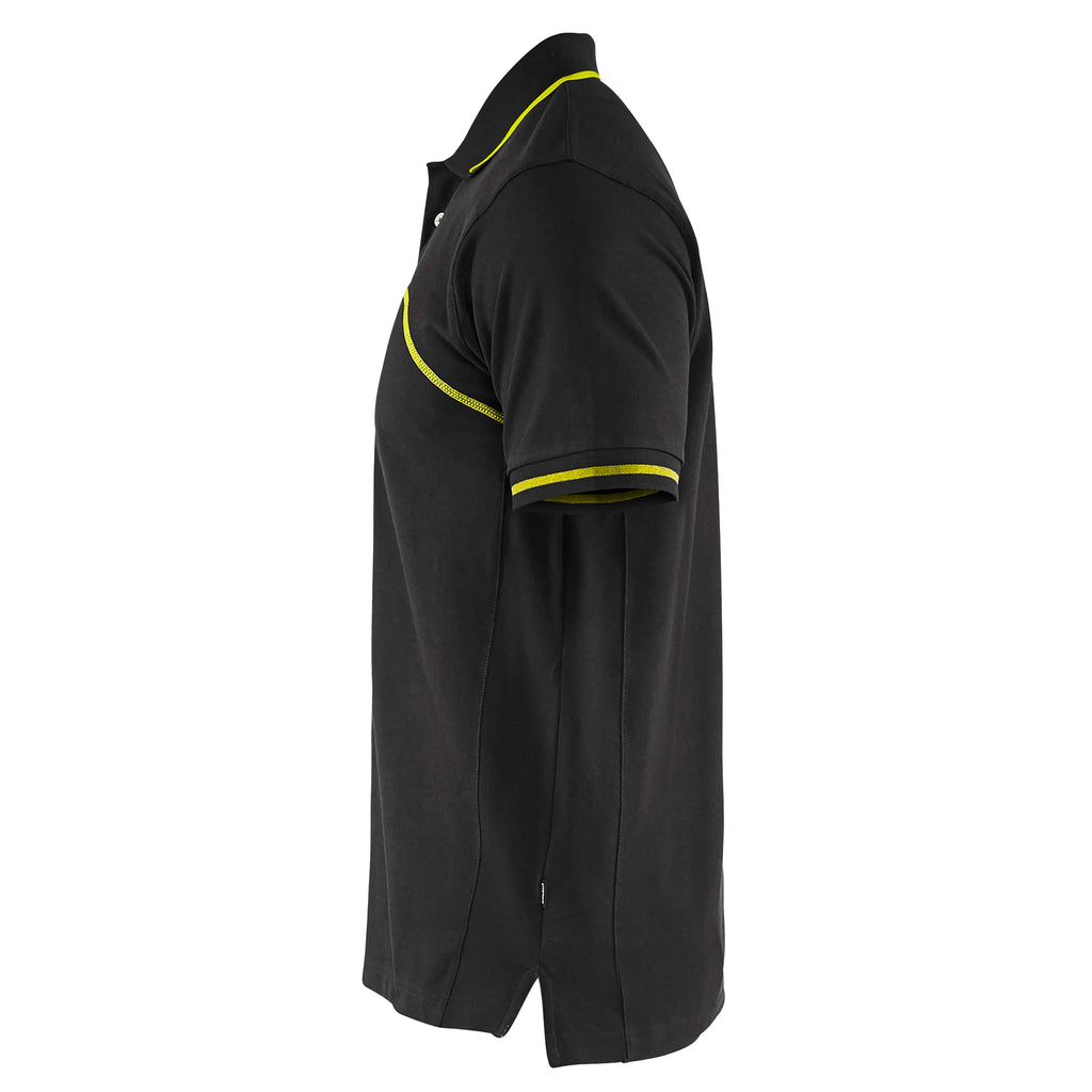 Blaklader 3389 Black/Hi-Vis Yellow Polo Shirt