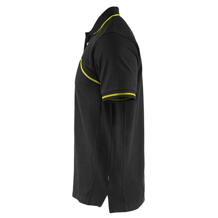 Blaklader 3389 Black/Hi-Vis Yellow Polo Shirt