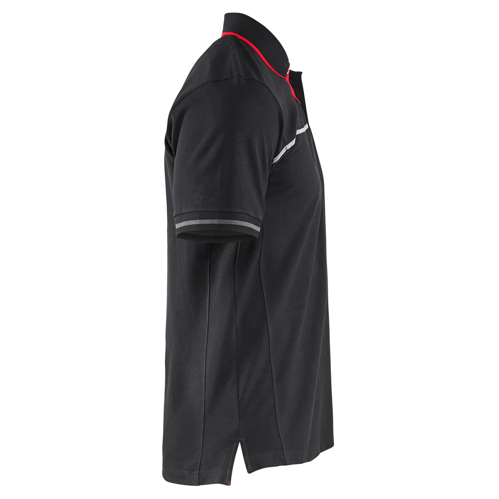 Blaklader 3389 Black/Red Polo Shirt