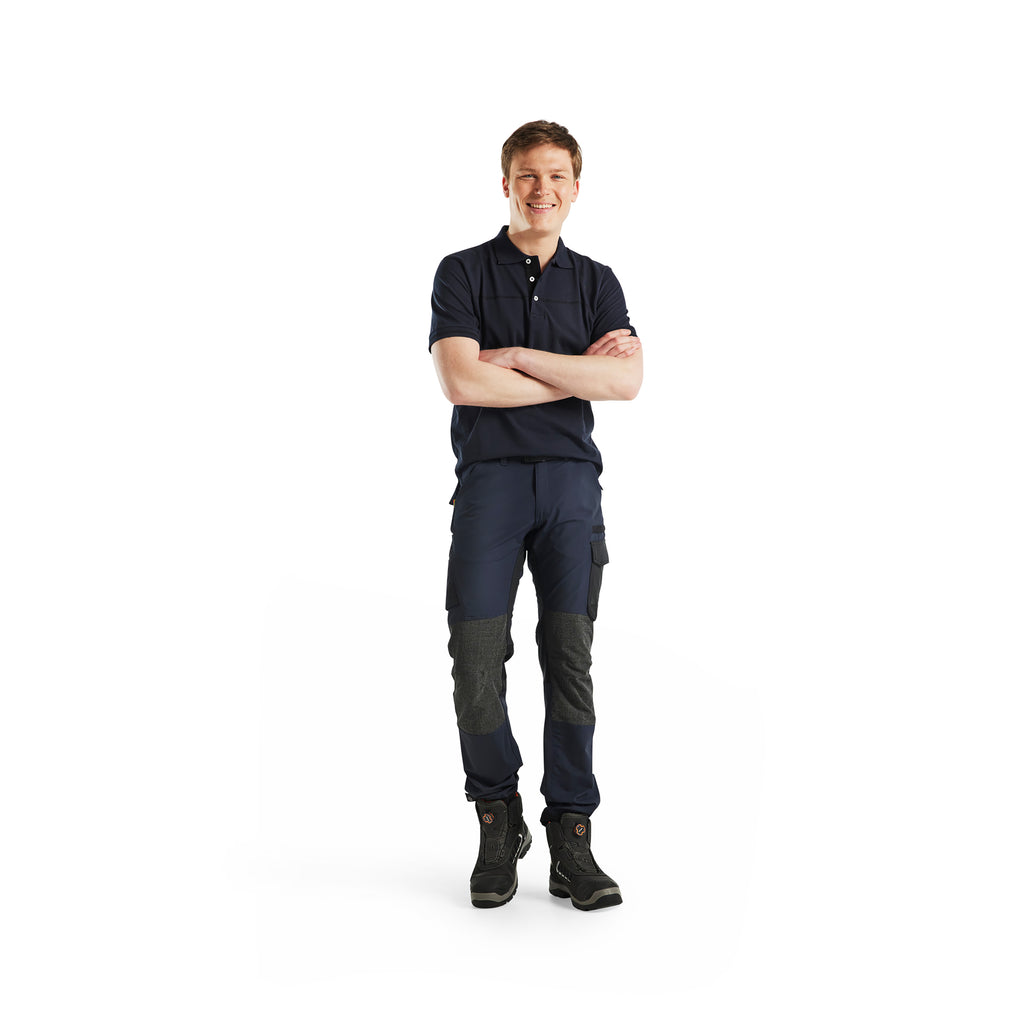 Blaklader 3389 Dark Navy/Black Polo Shirt