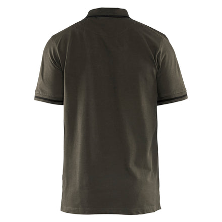 Blaklader 3389 Dark Olive Green/Black Polo Shirt