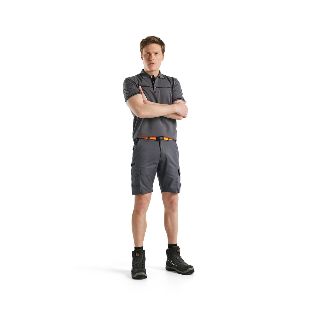 Blaklader 3389 Mid Grey/Black Polo Shirt