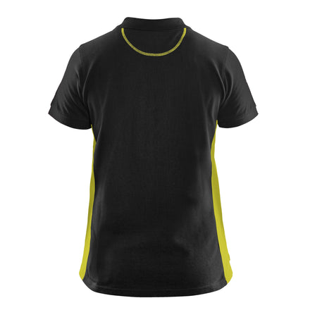 Blaklader 3390 Black/Hi-Vis Yellow Women's Polo Shirt