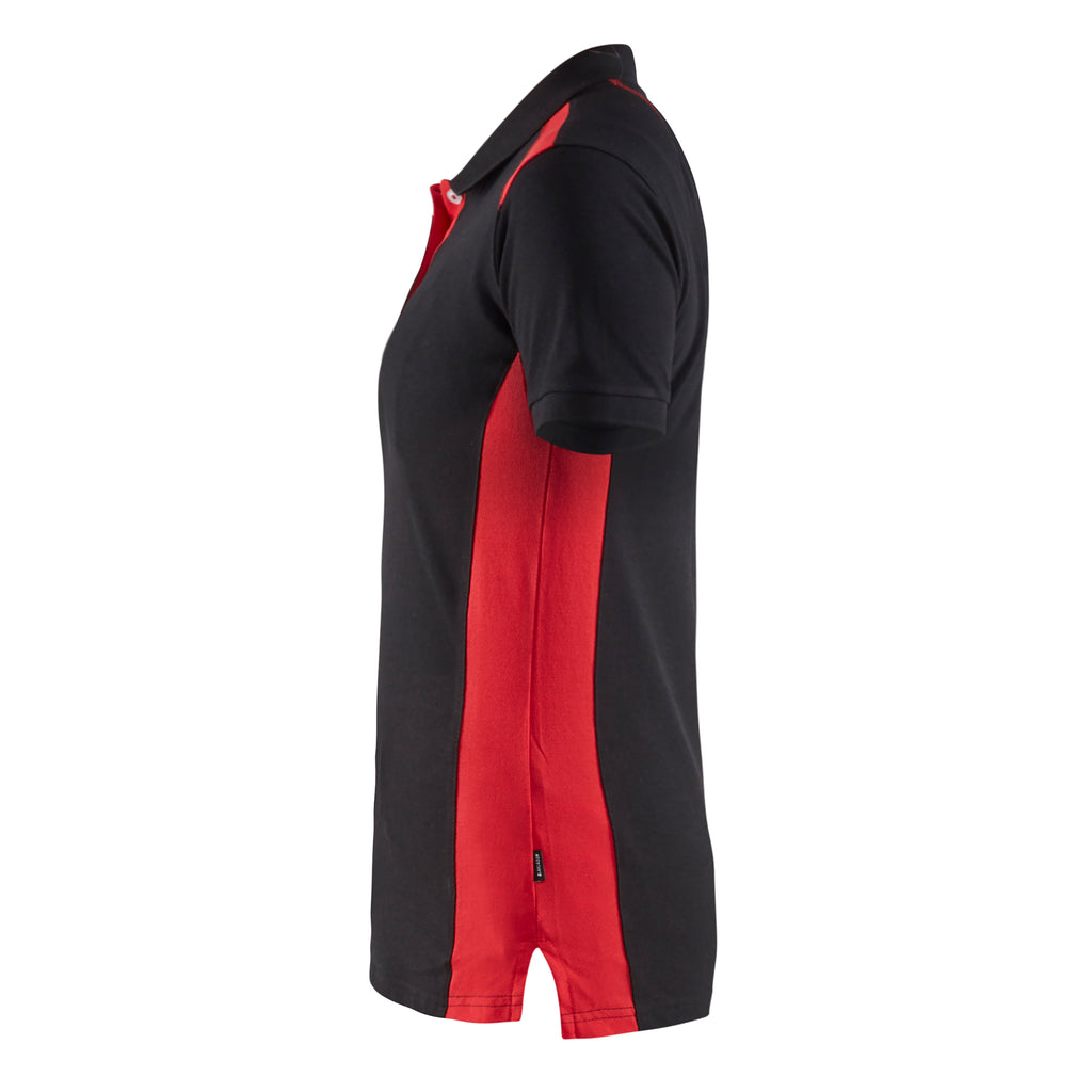 Blaklader 3390 Black/Red Women's Polo Shirt