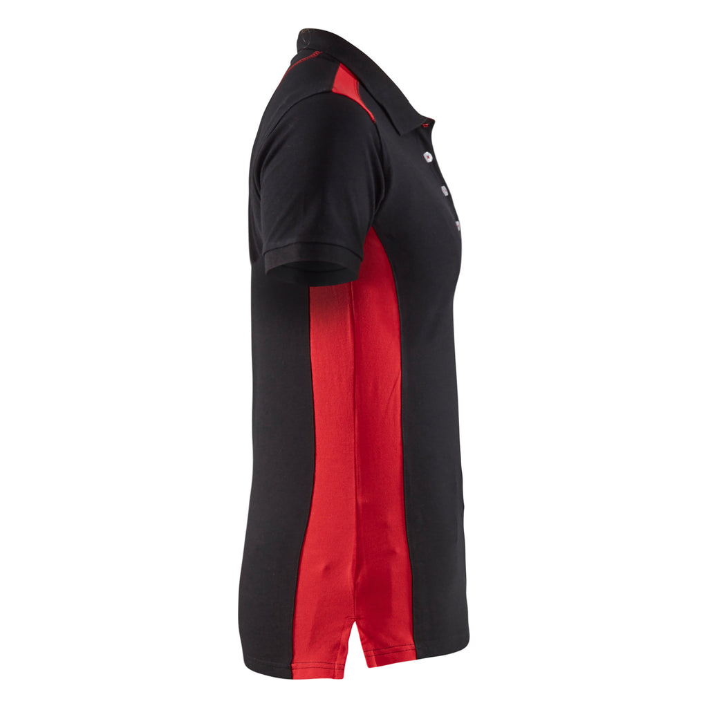 Blaklader 3390 Black/Red Women's Polo Shirt