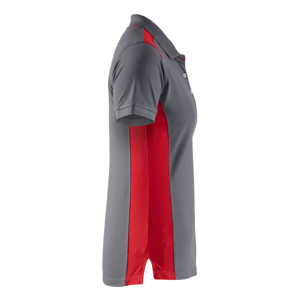 Blaklader 3390 Grey/Red Women's Polo Shirt