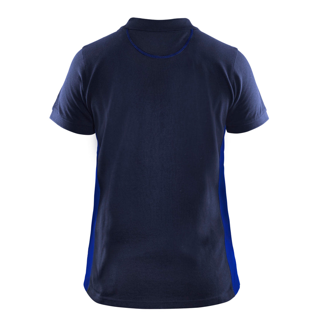 Blaklader 3390 Navy Blue/Cornflower Blue Women's Polo Shirt
