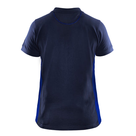 Blaklader 3390 Navy Blue/Cornflower Blue Women's Polo Shirt