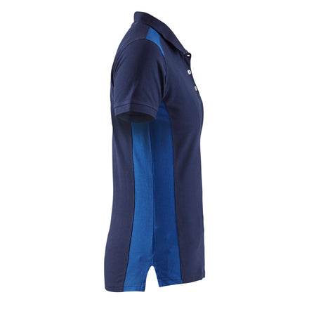 Blaklader 3390 Navy Blue/Cornflower Blue Women's Polo Shirt