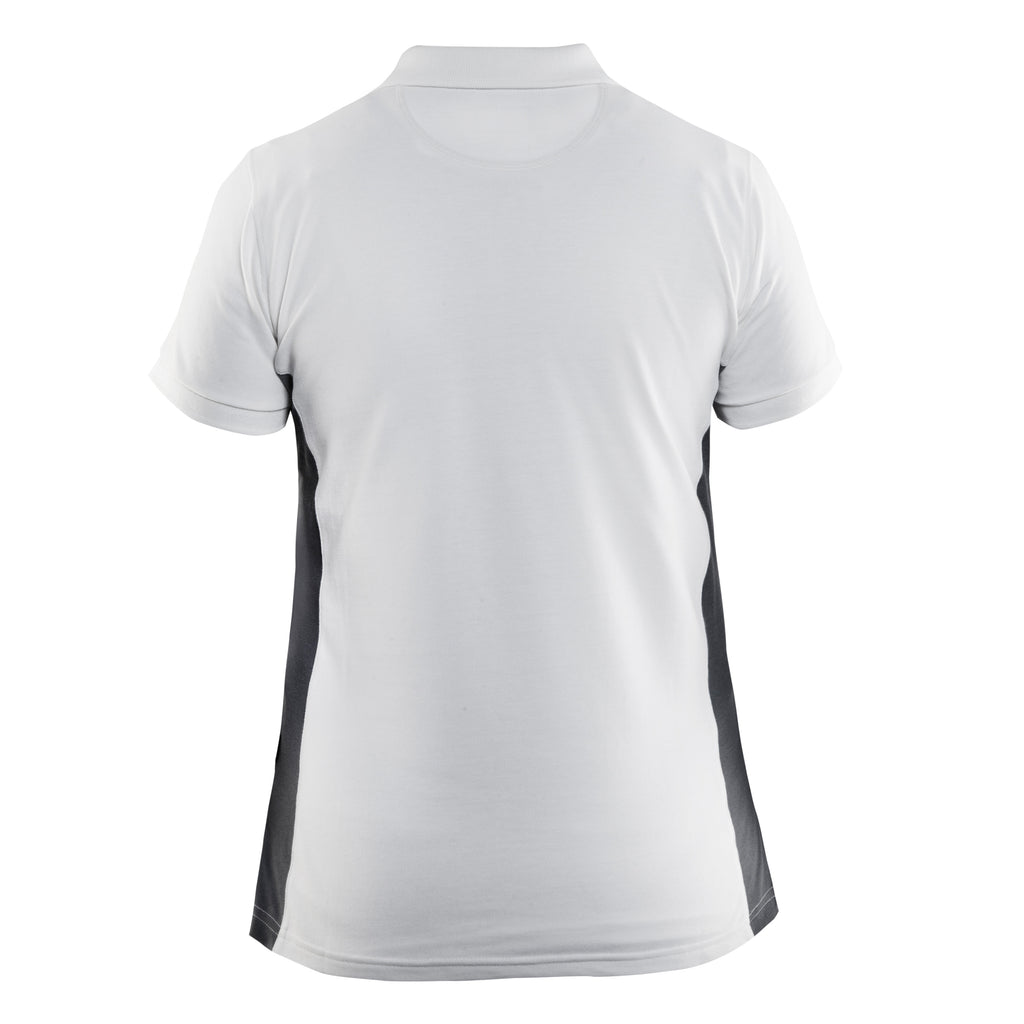 Blaklader 3390 White/Dark Grey Women's Polo Shirt