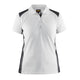 Blaklader 3390 White/Dark Grey Women's Polo Shirt