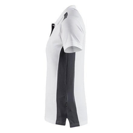Blaklader 3390 White/Dark Grey Women's Polo Shirt