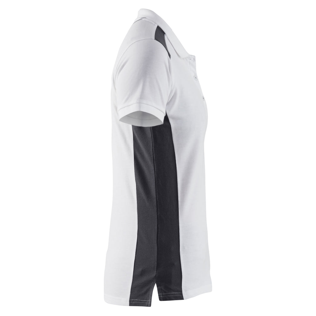 Blaklader 3390 White/Dark Grey Women's Polo Shirt