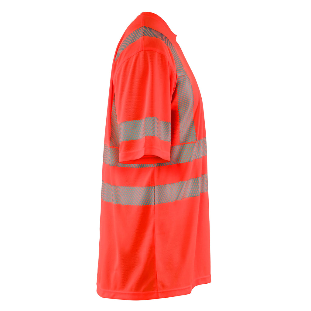 Blaklader 3420 Hi Vis Uv Protected T Shirt Hi Vis Red Right