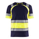 Blaklader 3421 Hi Vis T Shirt Navy Blue Hi Vis Yellow Main