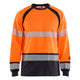 Blaklader 3436 Orange/Navy Blue Arc Flash & Fire Retardant Long-Sleeved T-Shirt Multinorm Inherent