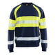 Blaklader 3459 Multinorm Sweatshirt Navy Blue Hi Vis Yellow Main