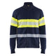 Blaklader 3462 Multinorm Sweatshirt With Zip Navy Blue Hi Vis Yellow Main