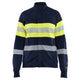 Blaklader 3472 Women’S Multinorm Hi Vis Sweatshirt Zip Navy Blue Hi Vis Yellow Main