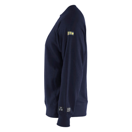 Blaklader 3477 Flame Resistant Sweater Navy Blue Left