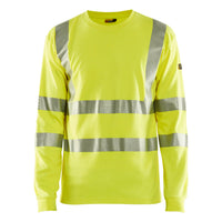 Blaklader 3481 Multinorm Long Sleeved T Shirt Hi Vis Yellow Main