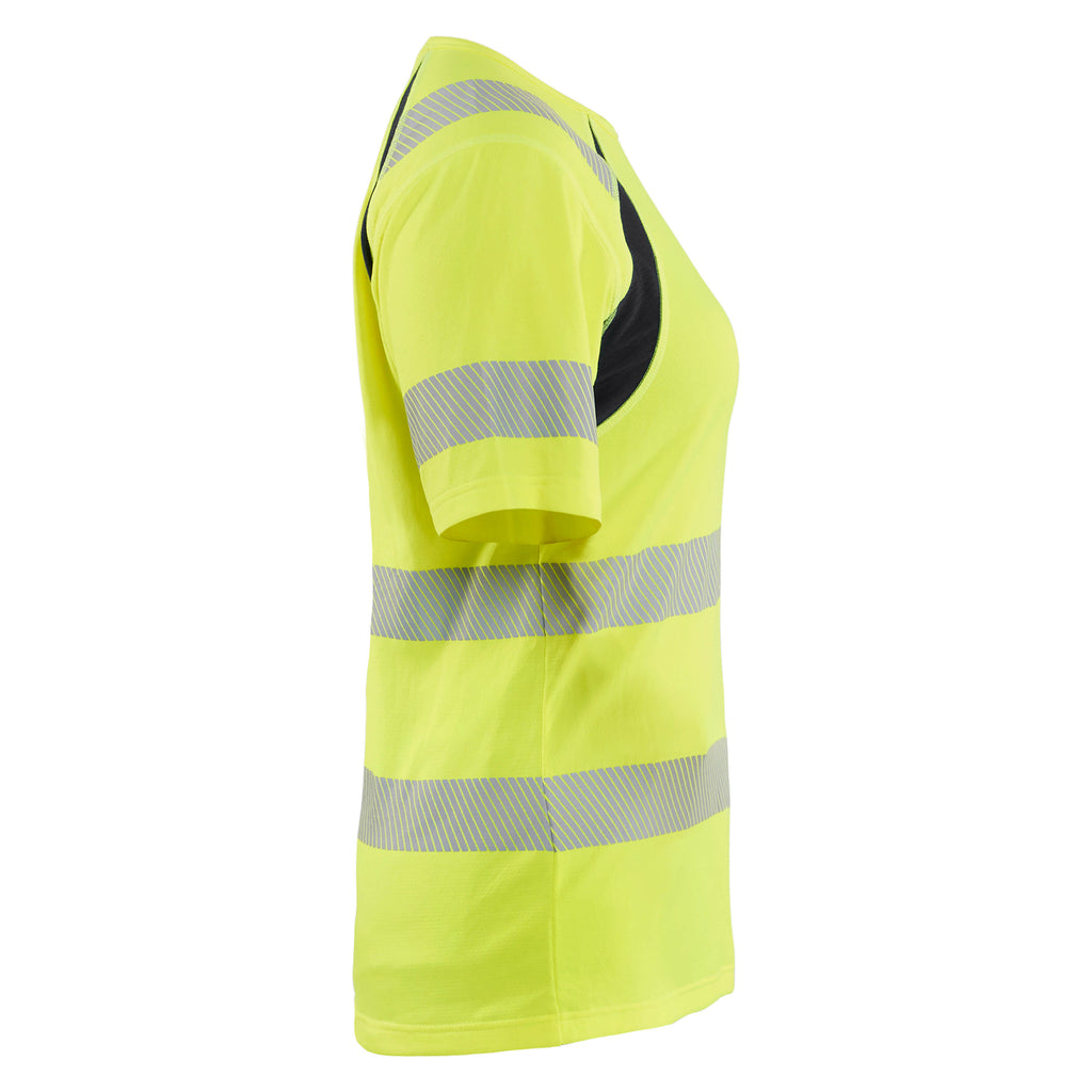 Blaklader 3503 Women’S Hi Vis T Shirt Hi Vis Yellow Black Right
