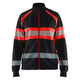 Blaklader 3505 Women’S Hi Vis Sweatshirt Black Hi Vis Red Main