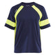 Blaklader 3523 T Shirt With Hi Vis Navy Blue Hi Vis Yellow Main
