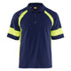 Blaklader 3528 Polo Shirt With Hi Vis Navy Blue Hi Vis Yellow Main