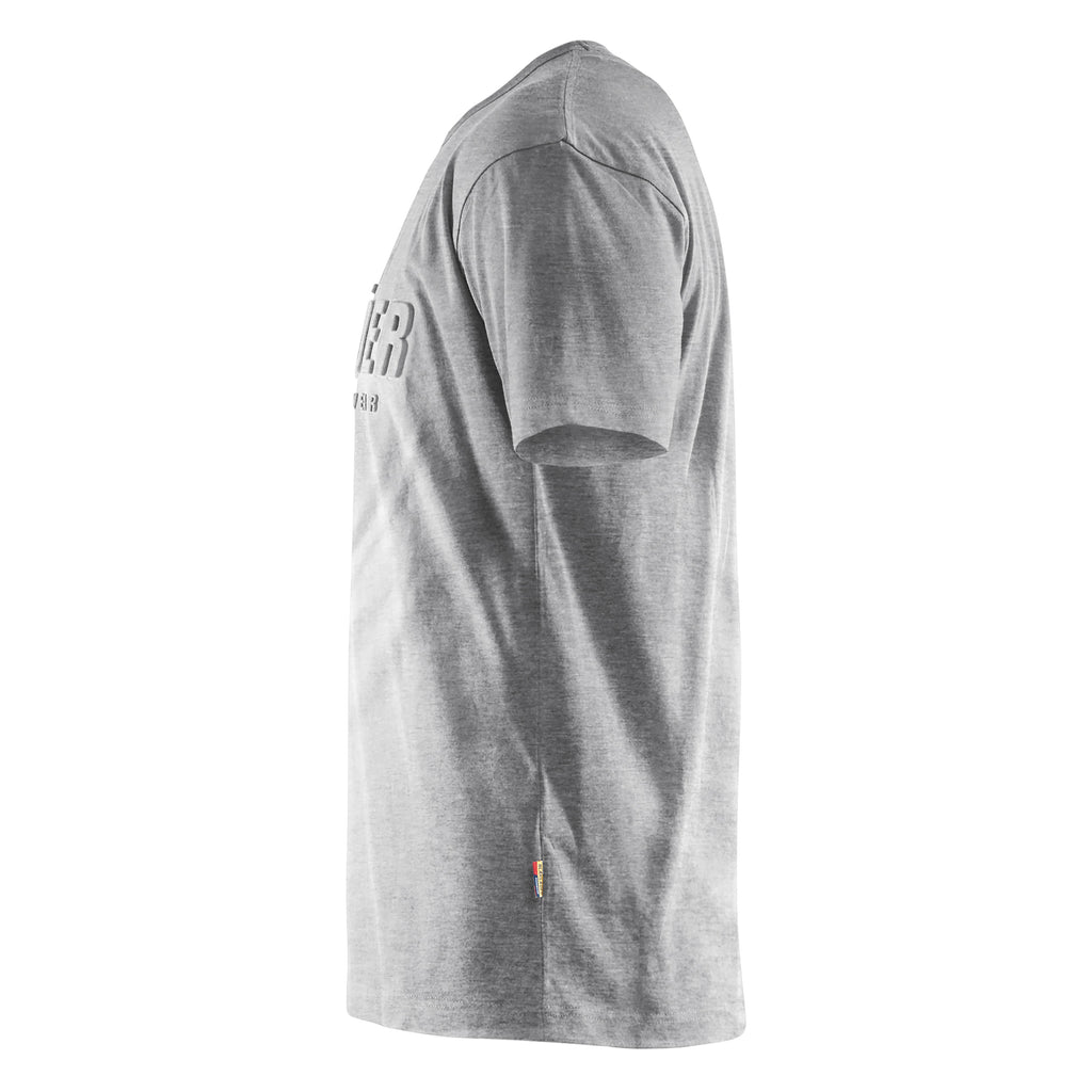 Blaklader 3531 Grey Melange T-Shirt 3D Cotton-Viscose Blend