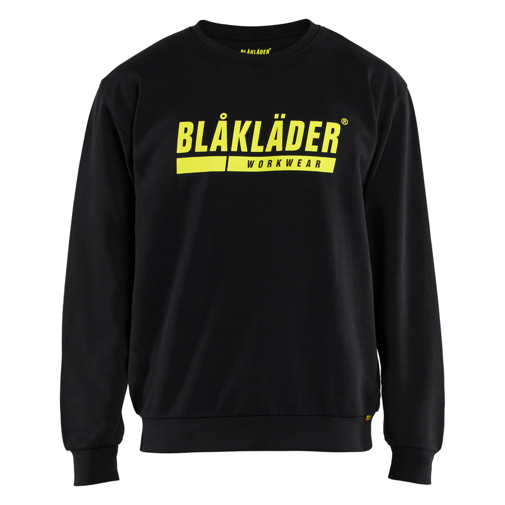 Blaklader 3534 Black/Hi-Vis Yellow Sweatshirt