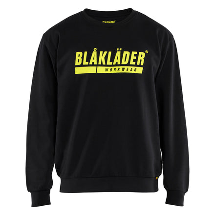 Blaklader 3534 Black/Hi-Vis Yellow Sweatshirt