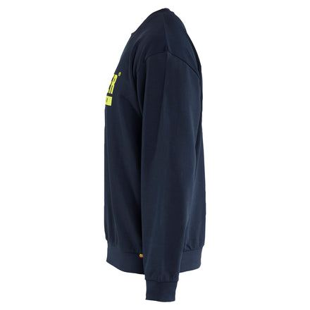 Blaklader 3534 Dark Navy Blue/Hi-Vis Yellow Sweatshirt