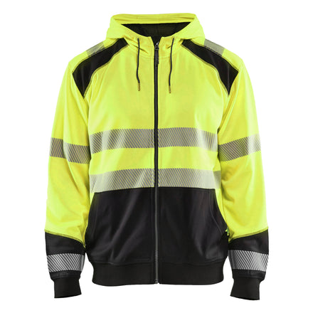 Blaklader 3546 Hi Vis Hooded Sweater Hi Vis Yellow Black Main