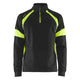 Blaklader 3550 Sweatshirt With Hi Vis Panels Black Hi Vis Yellow Main