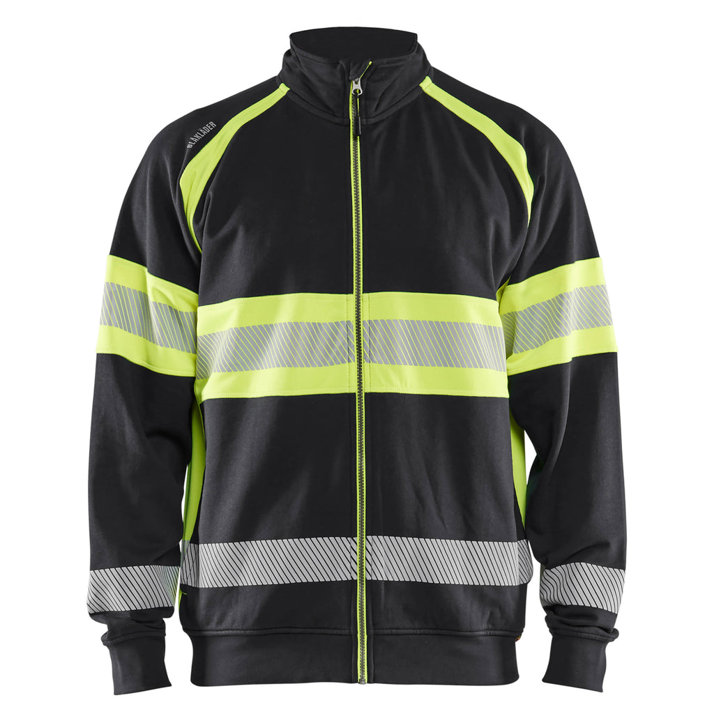 Blaklader 3551 Hi Vis Sweater Black Hi Vis Yellow Main