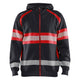 Blaklader 3552 Hi Vis Hoodie Black Hi Vis Red Main
