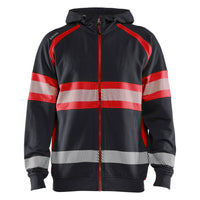 Blaklader 3552 Hi Vis Hoodie Black Hi Vis Red Main