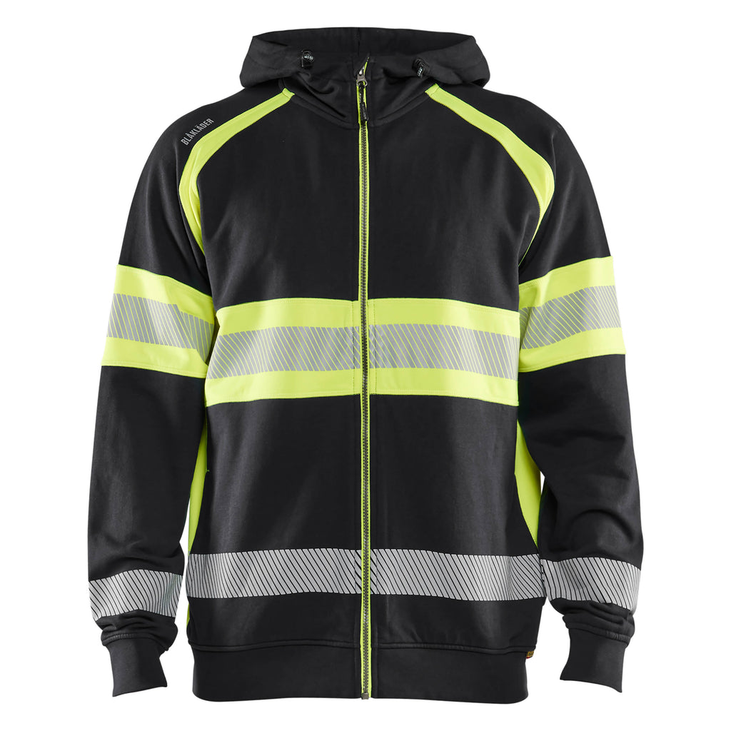 Blaklader 3552 Hi Vis Hoodie Black Hi Vis Yellow Main